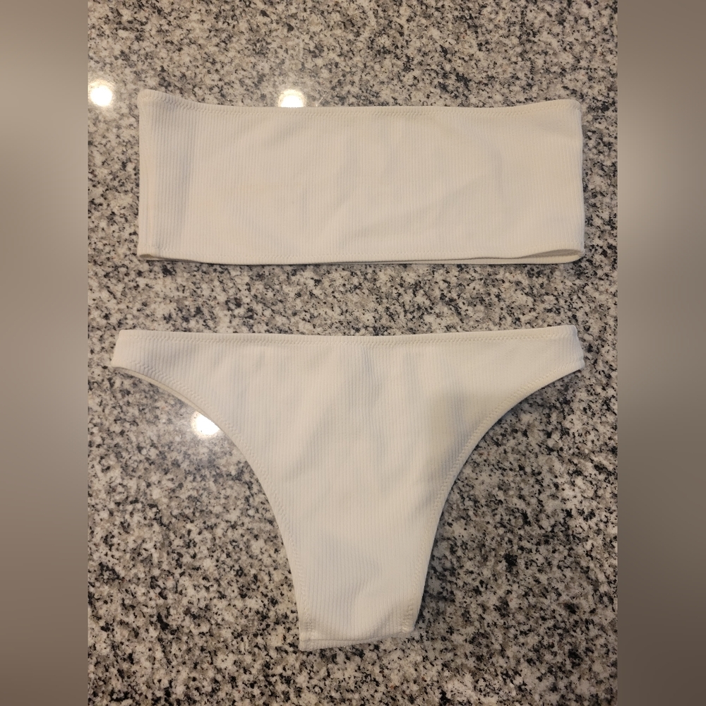 White Bathing Suit